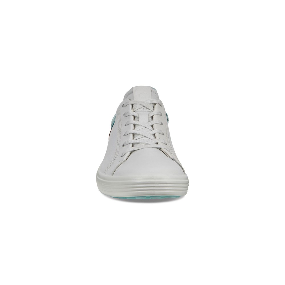 Womens Sneakers - ECCO Soft 7 Street - White - 2697HSWTQ